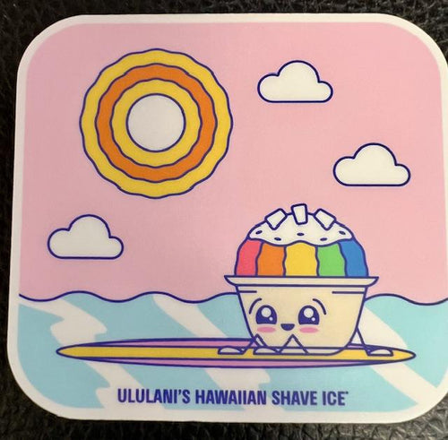 Surfing Mochi Sticker