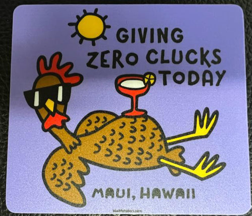 Zero Clucks Sticker
