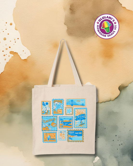 Shave Ice Stamp Tote Bag