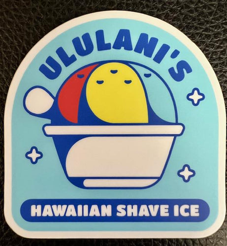 Shave Ice Combo Sticker