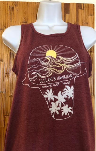 Maui Maroon Aria Racerback (Santigold)