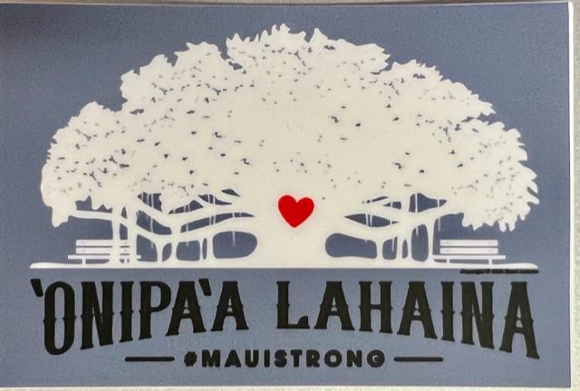 Onipa'a Lahaina Sticker