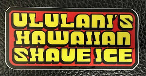 Ululanis Hawaiian Shave Ice Stickers
