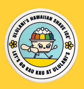 Let's Go Kau Kau Sticker