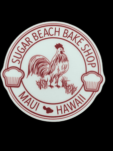 SBBS White Rooster Sticker